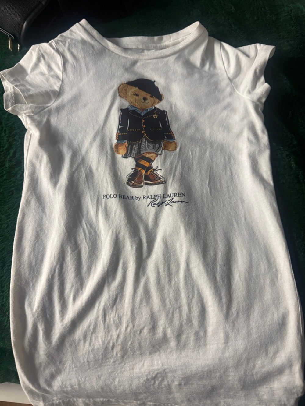 Polo by Ralph Lauren White Polo Bear Graphic Tee
